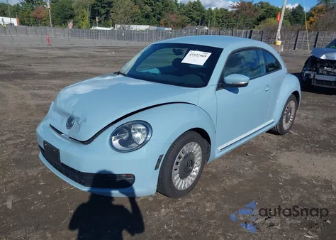 2014 Volkswagen Beetle 2.5L из США, поврежденный, VIN 3VWJP7AT4EM630932